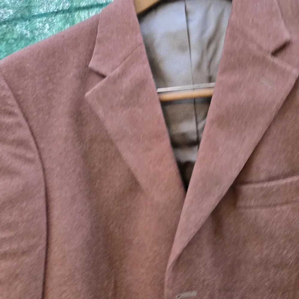 VINTAGE Oscar de la Renta Men's Blazer in Warm Salmon